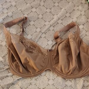 Lace Trim Underwire Bra